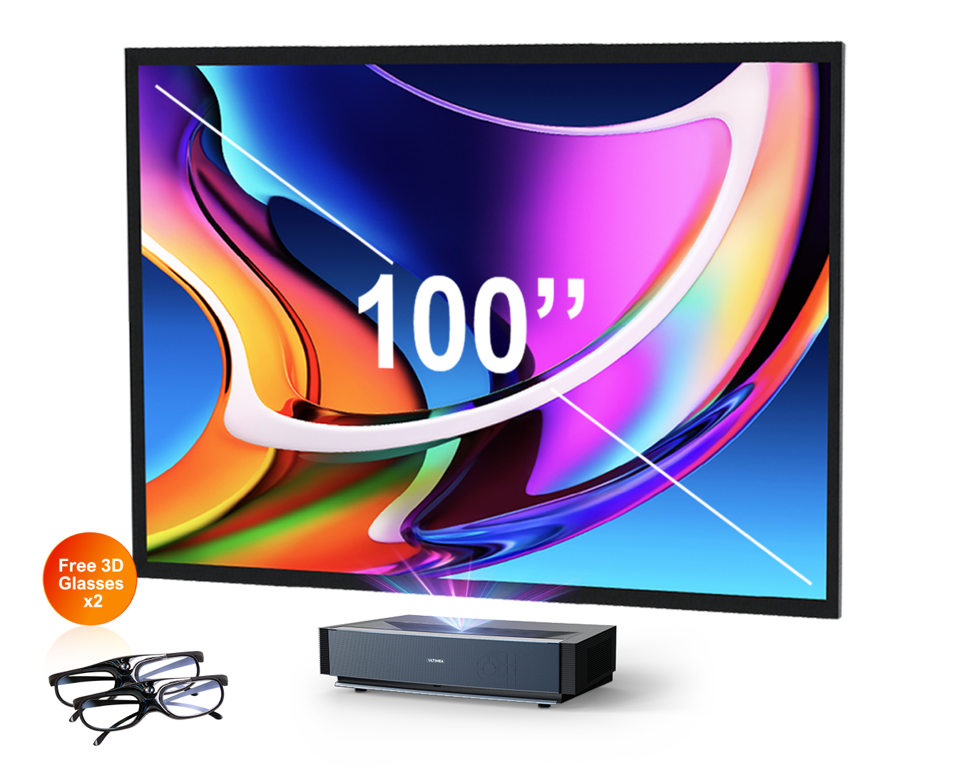 Thor T60 + ALR Cinematic Screen Bundle | Ultimea Thor T60 + ALR Cinematic Screen Bundle | Ultimea