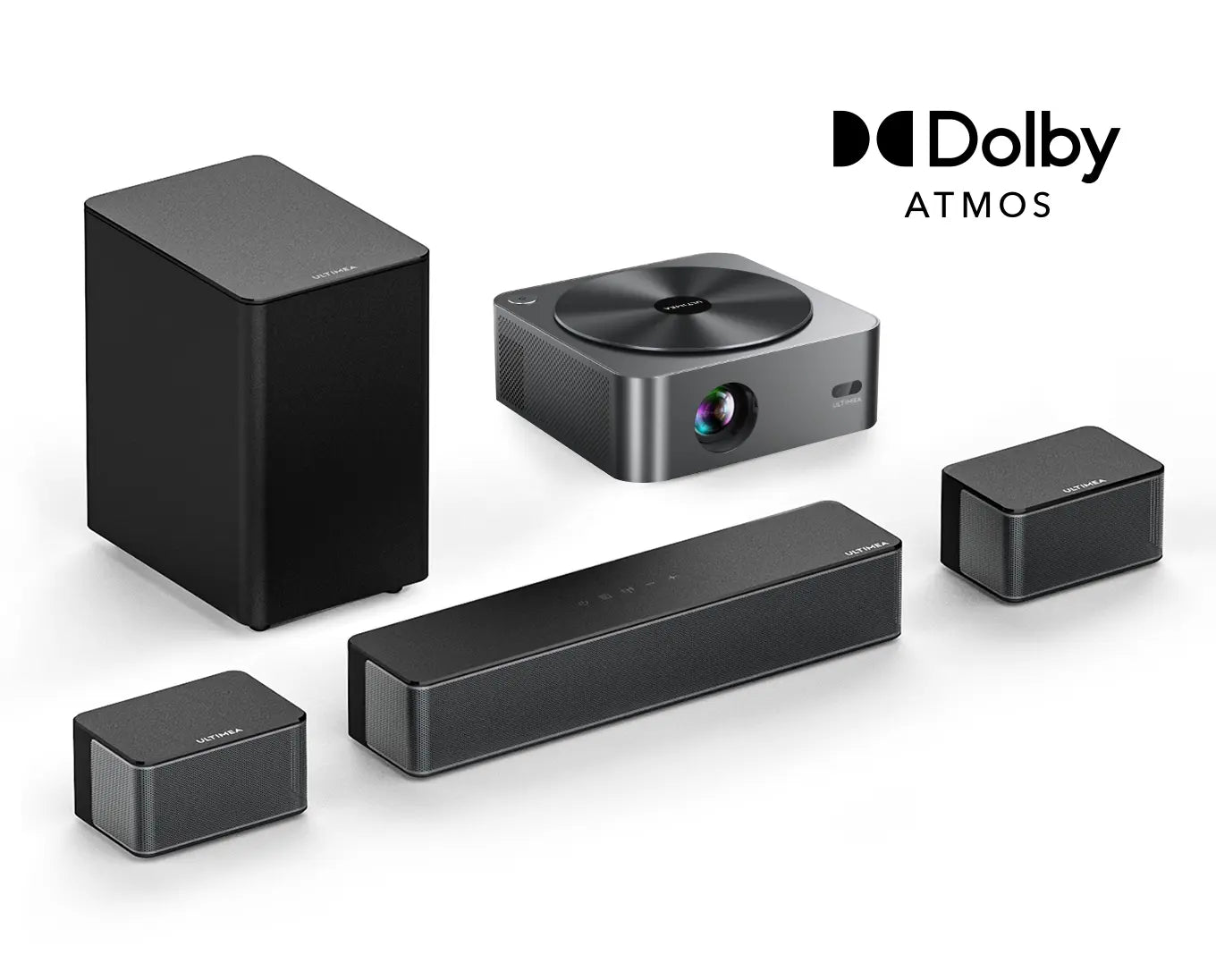 ULTIMEA Dolby Atmos Home Theater System 5 1 Surround Sound With 4K ULTIMEA Dolby Atmos Home Theater System 5 1 Surround Sound With 4K