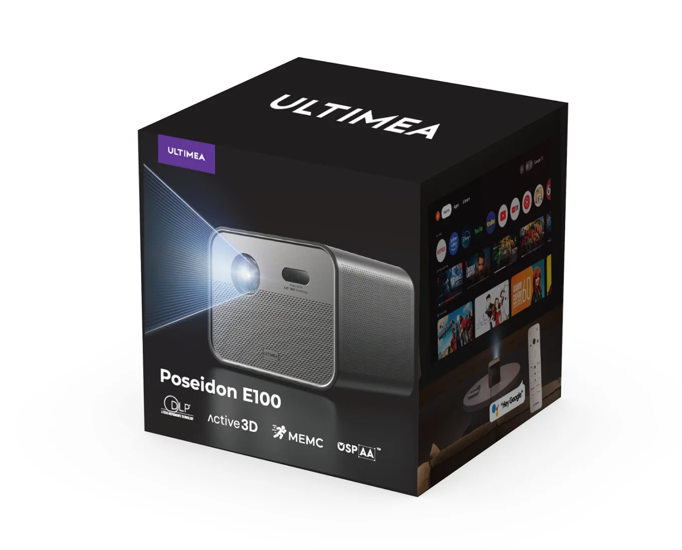 4K supported projector with HDR10 & HLG for enhanced contrast and color