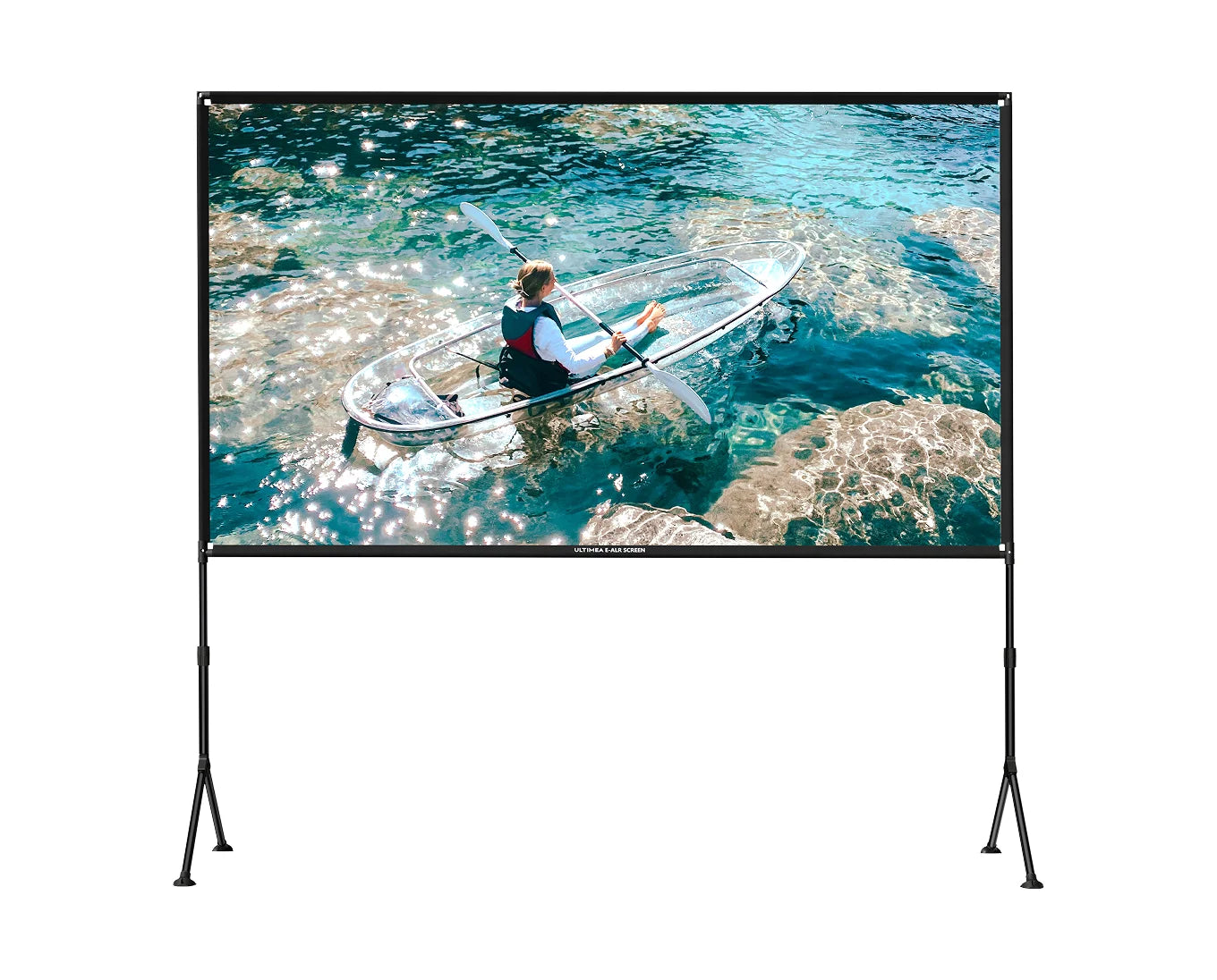 Photon Enhanced Ambient Light-Rejecting Screen with Stand