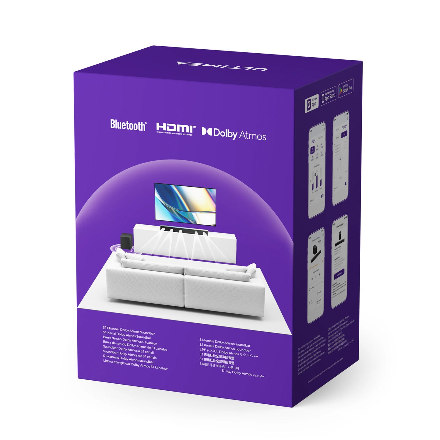 Poseidon M60 Boom 5.1 Soundbar