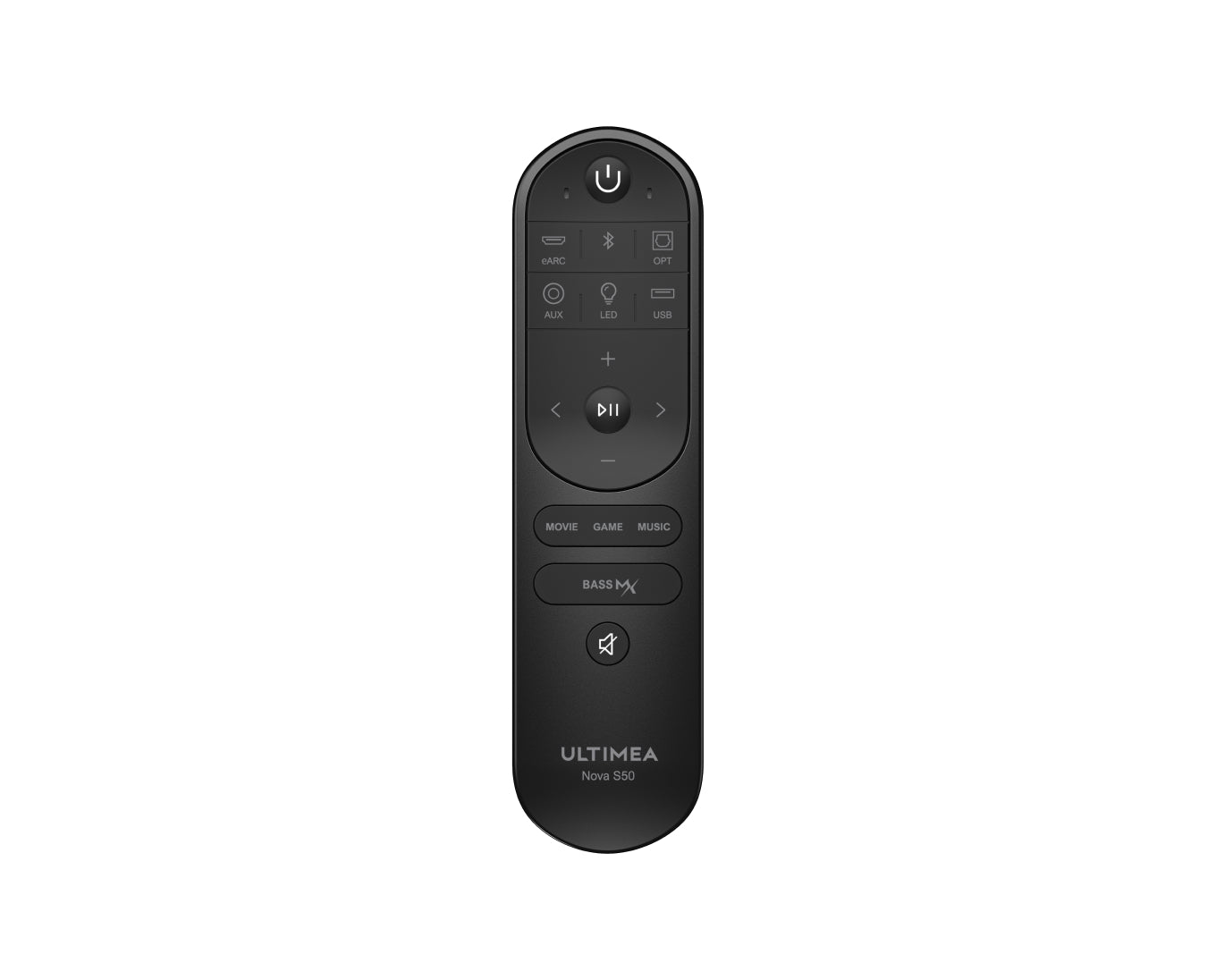 【美品】ULTIMEA Nova S50 サウンドバー サブウーファーリモコン付 Nova S50 Soundbar Remote Control