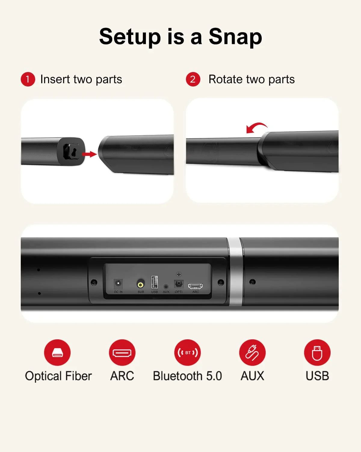 Tapio VII Soundbar Remote Control