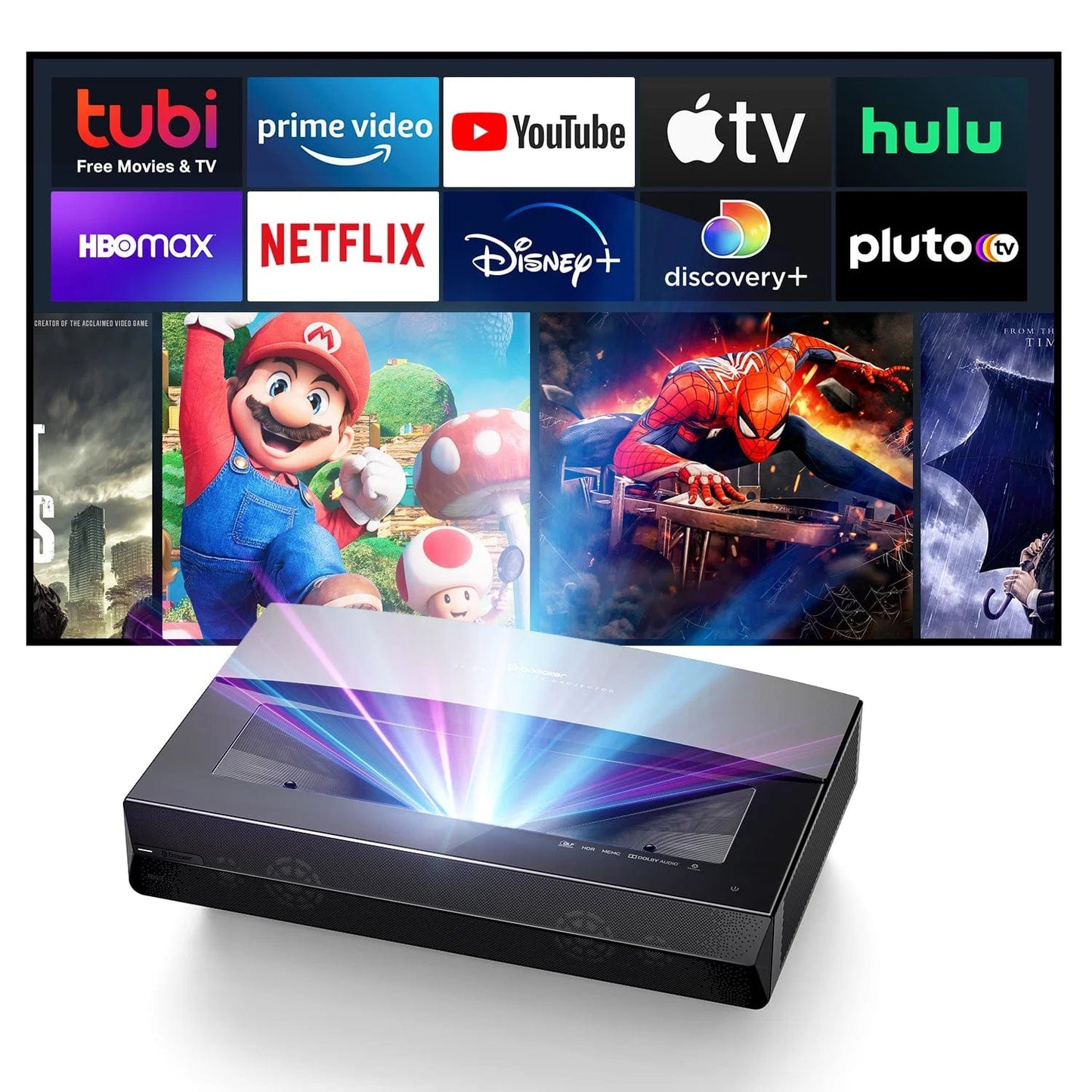 ULTIMEA × Bomaker Polaris 4K Ultra Short Throw Projector Bundle