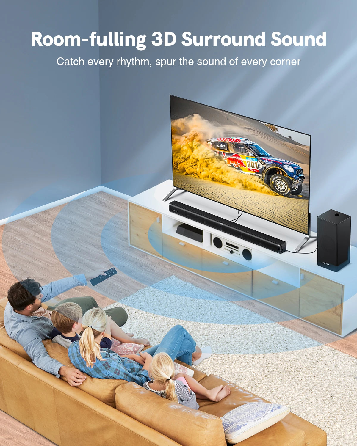 Room-Filling 3D Surround Sound