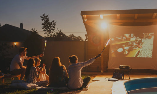 Your Backyard Movie Night Guide: How to Light Up Outdoor Evenings with a Projector and Speaker