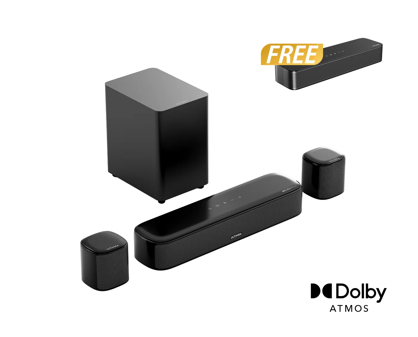 Aura A50 Pro 5.1 Soundbar + Free Gift
