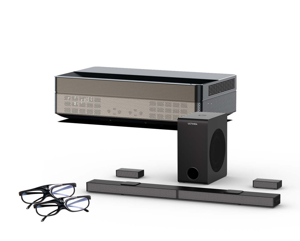 Ultimea Apollo P40 | Native 1080P Smart Projector with 4K Support