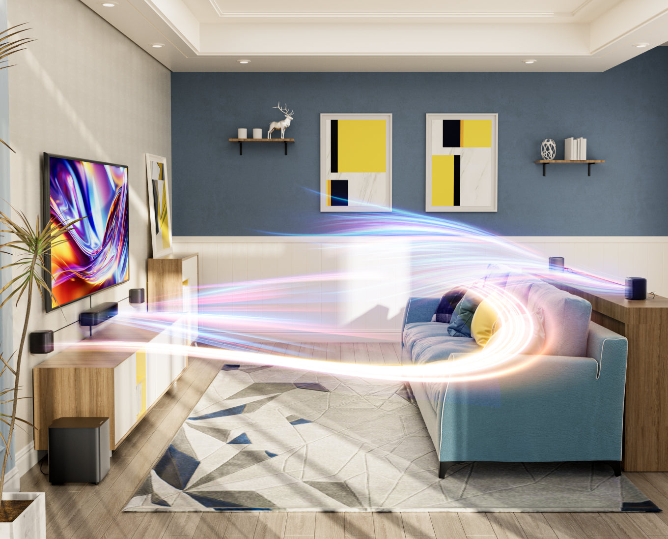 Aura A40 Pro 7.1 Soundbar with App Control