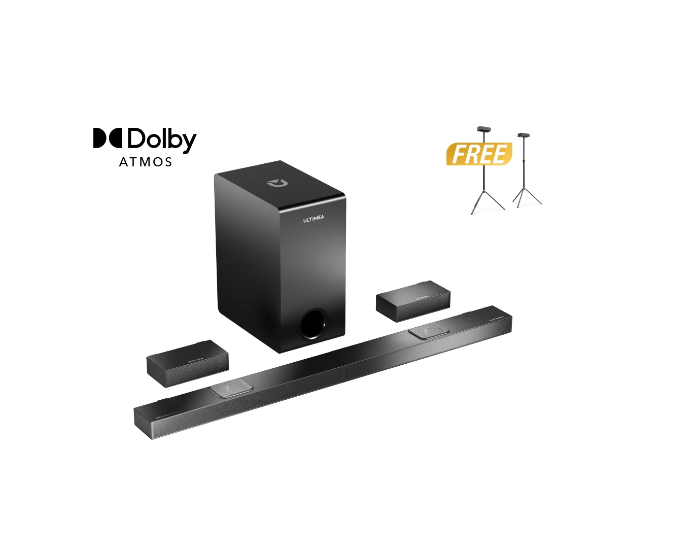 Nova S80 Dolby Atmos Soundbar+ Free Gift