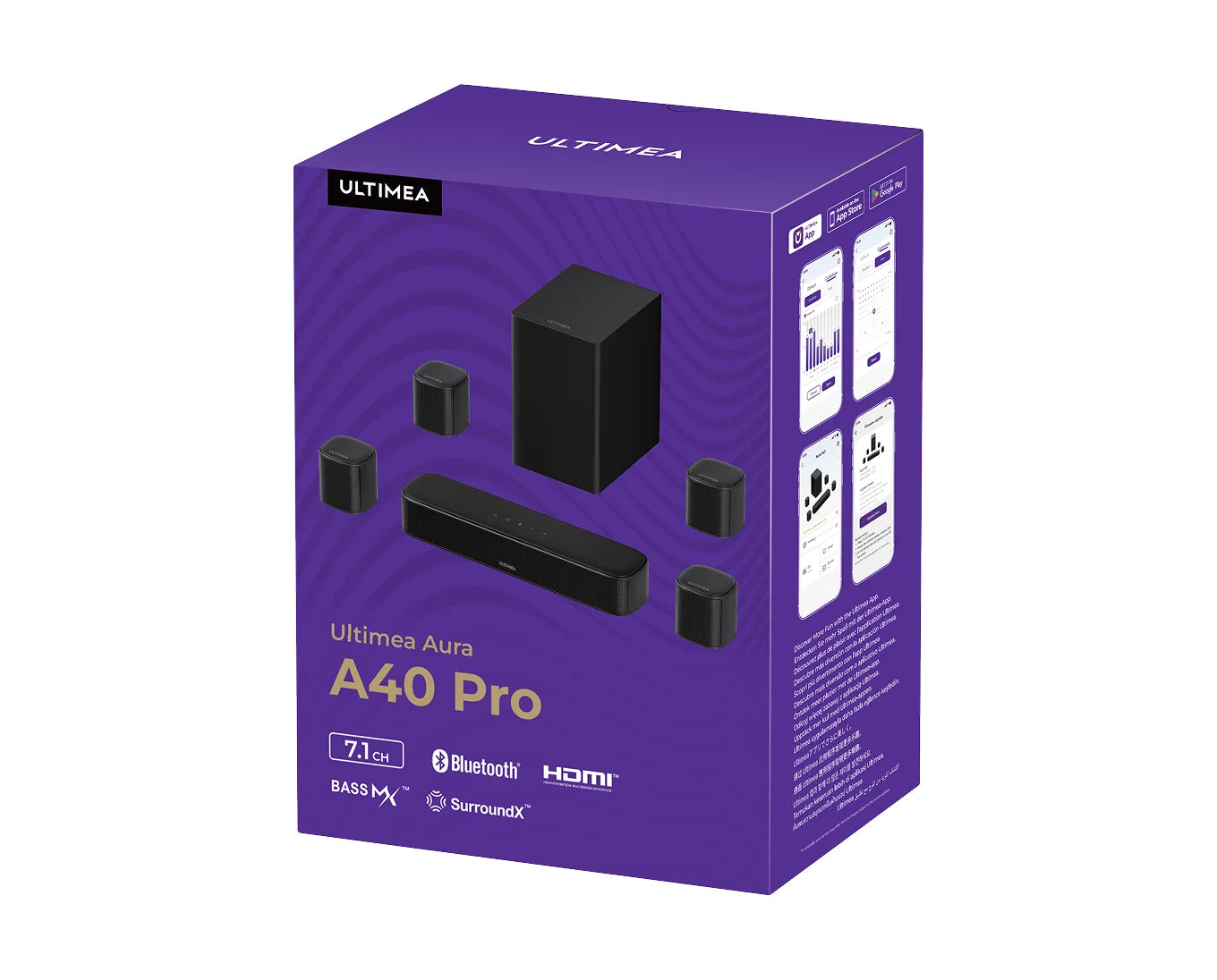 Aura S4T 7.1 Soundbar with App Control