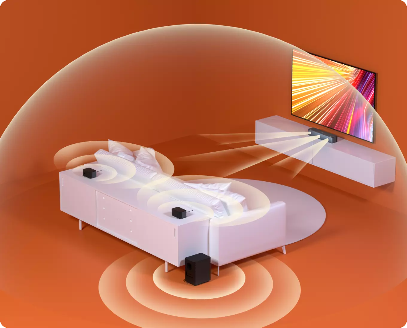 ULTIMEA Poseidon D60 | 5.1 Dolby Atmos Surround Soundbar ULTIMEA Poseidon D60 | 5.1 Dolby Atmos Surround Soundbar