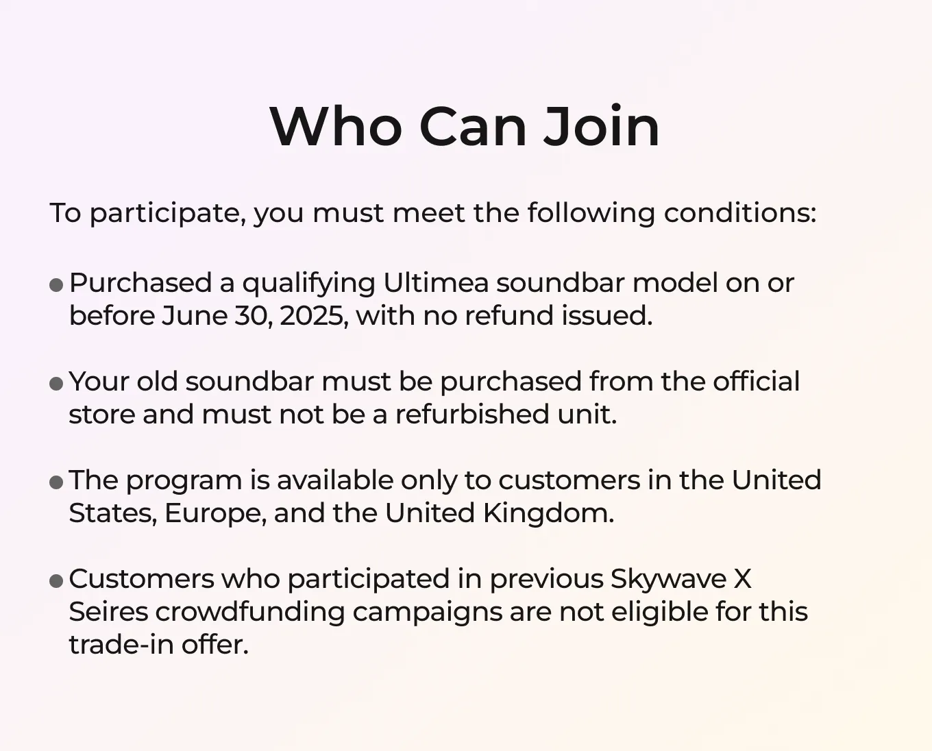 Trade-In Program