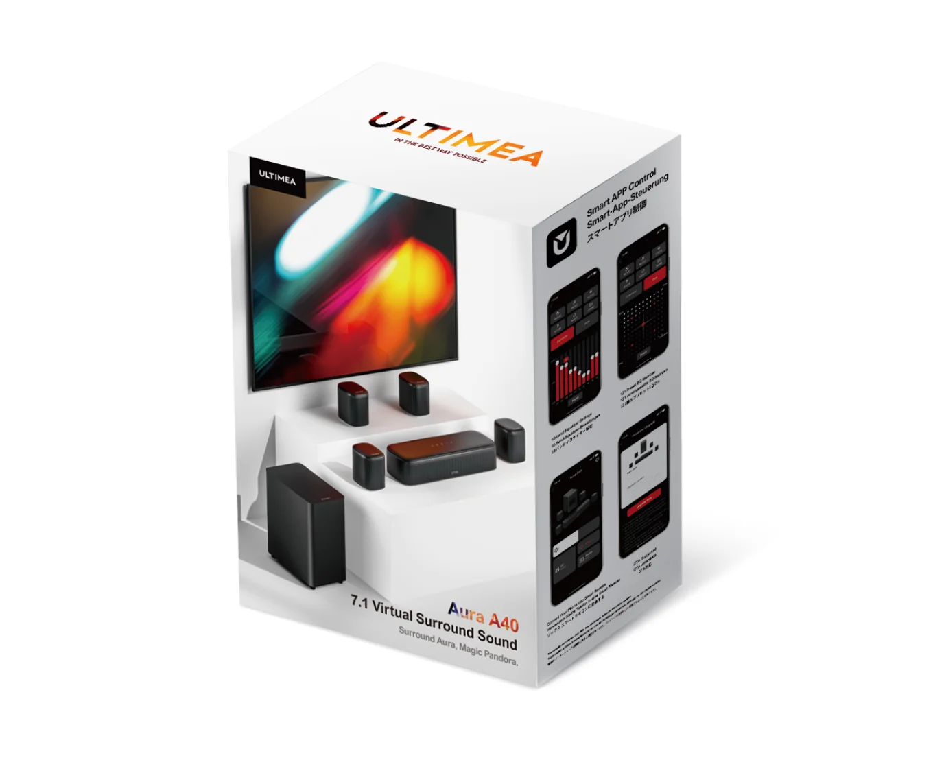 Refurbished Aura A40 7.1 Soundbar with App Control Refurbished Aura A40 7.1 Soundbar with App Control