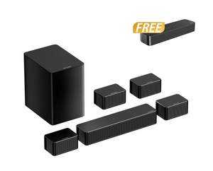 Poseidon D70 7.1 Surround Sound System + Free Gift