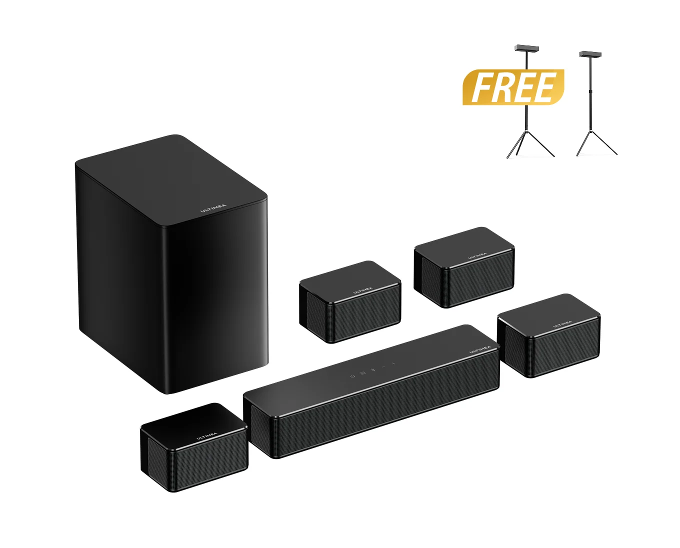 Poseidon D70 Soundbar + Free Gift