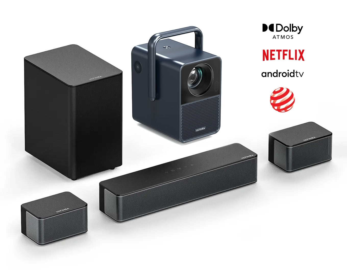 Ultimea Nova S50 The World’s Slimmest Dolby Atmos 2.1 Soundbar