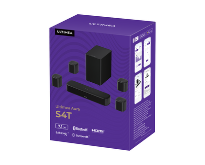 Aura S4T 7.1 Soundbar with App Control