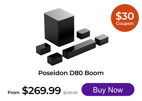 Poseidon D80 Boom 7.1 Soundbar