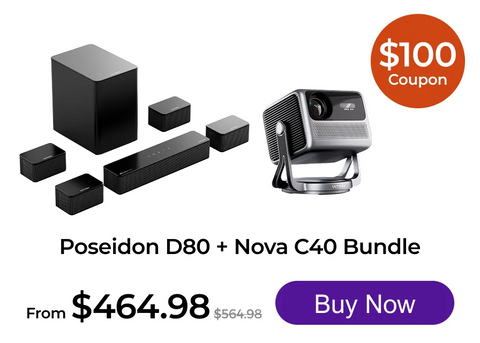 Nova C40 Projector & Poseidon D80 Bundle