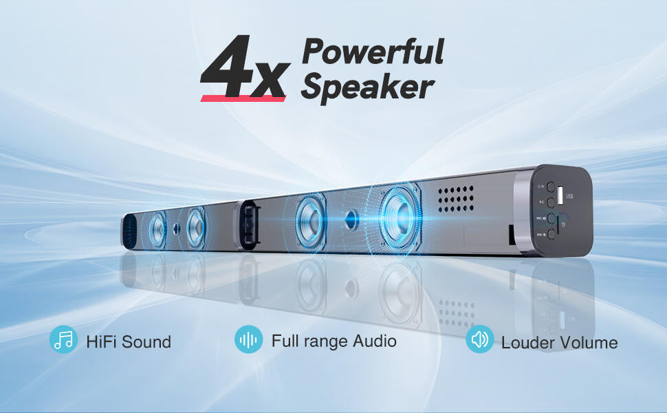 4 x Powerful Speakers