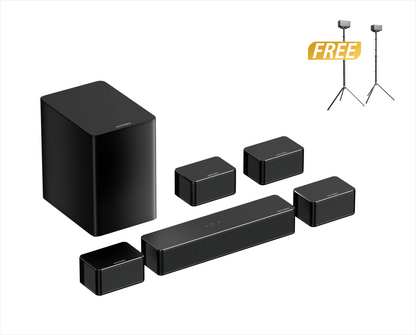 Poseidon D70 7.1 Surround Sound System + Free Gift