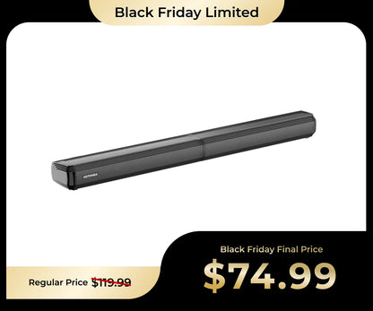 ULTIMEA Apollo S40 Pro 31.9 In. 2.2 Channel Soundbar Speaker, Smart App, Bluetooth 5.3, Wall Mountable, Remote Control Apollo S40 Pro - The Home Depot