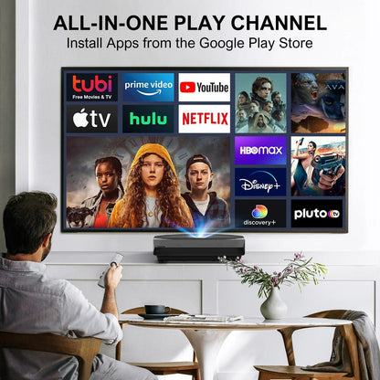 ULTIMEA × Bomaker Polaris 4K Ultra Short Throw Projector Bundle