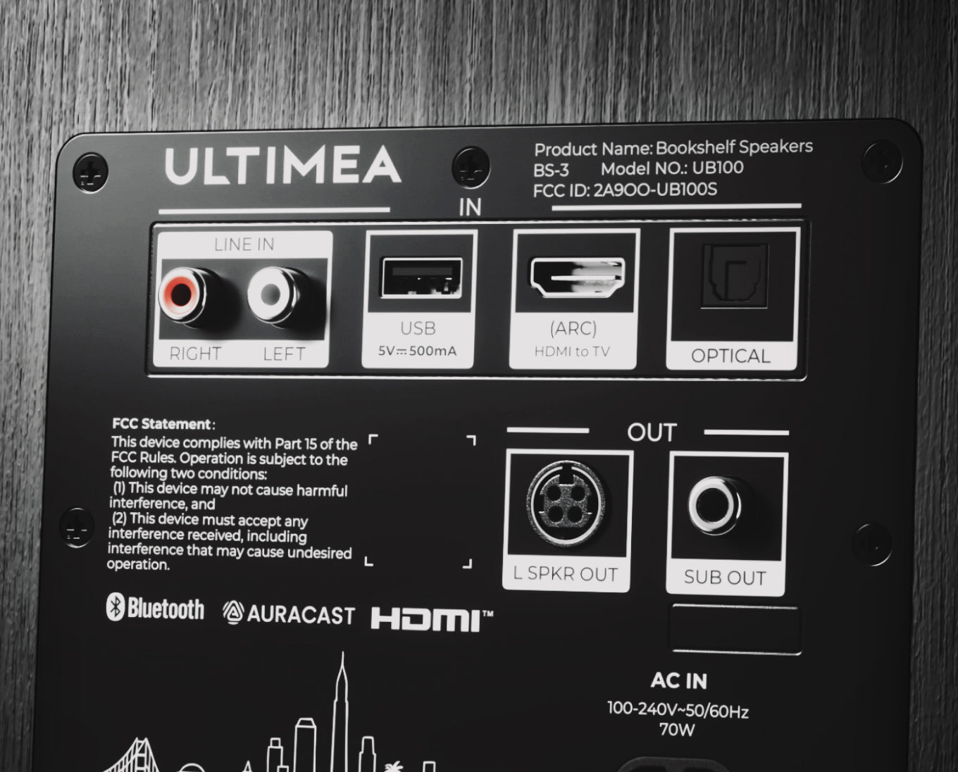 BS-3 Bluetooth Bookshelf Speakers
