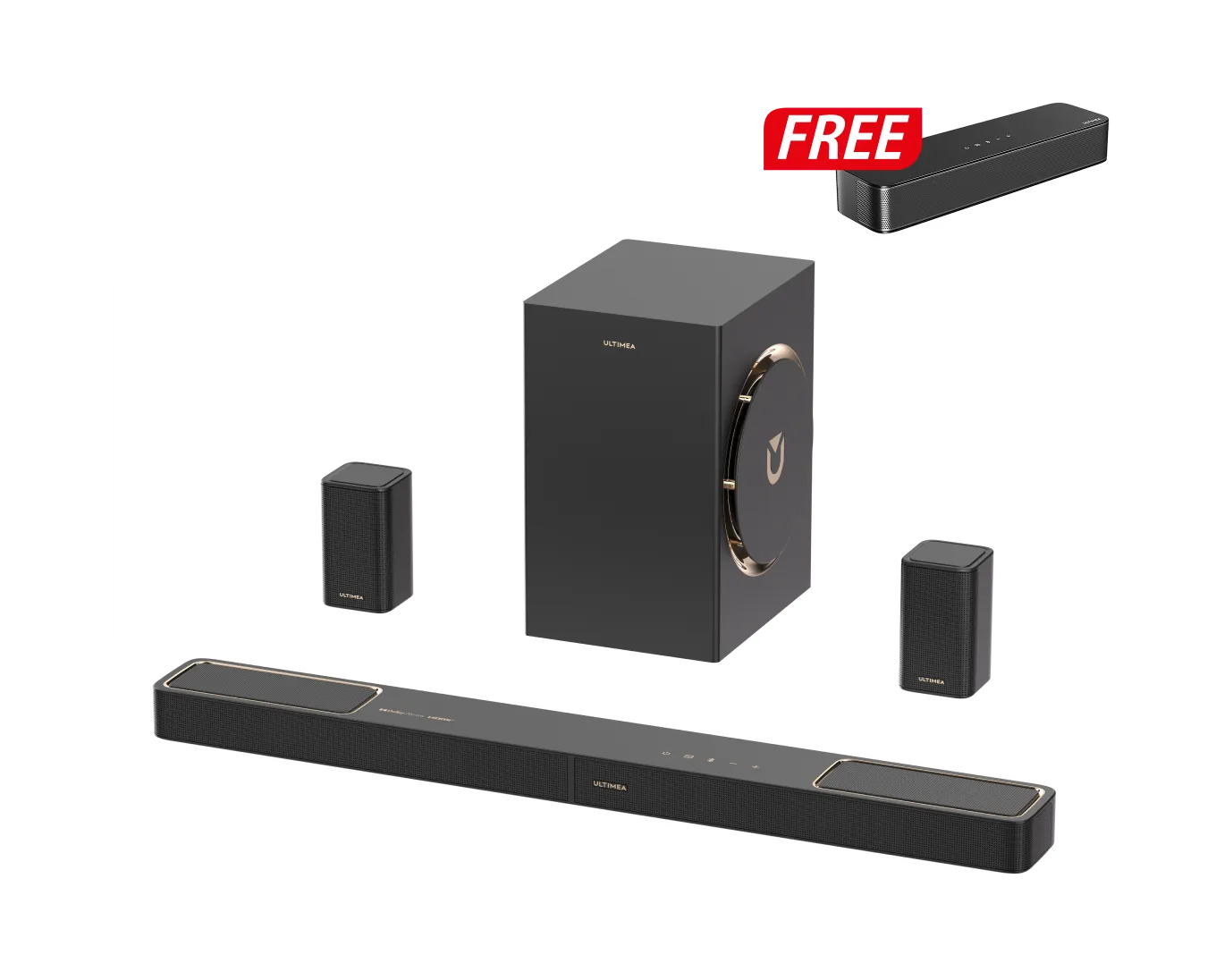 Skywave F40 Boom 5.1.2 Soundbar + Free Gift