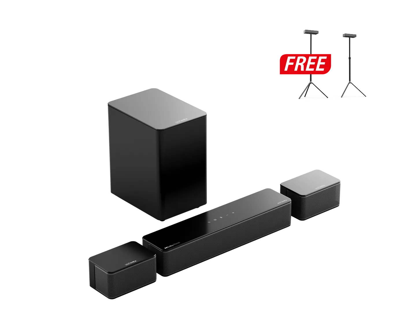 Poseidon D60 Dolby Atmos Soundbar + Free Gift