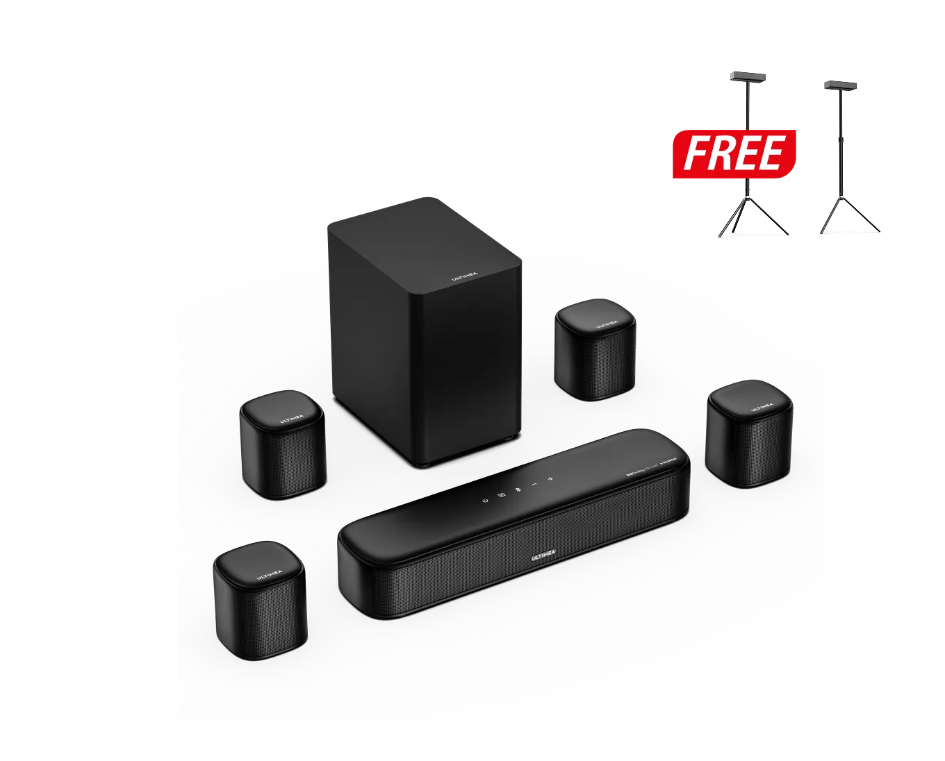 Aura A60 7.1 Soundbar + Free Gift