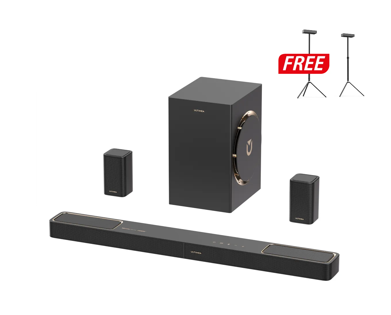 Skywave F40 Boom 5.1.2 Soundbar + Free Gift