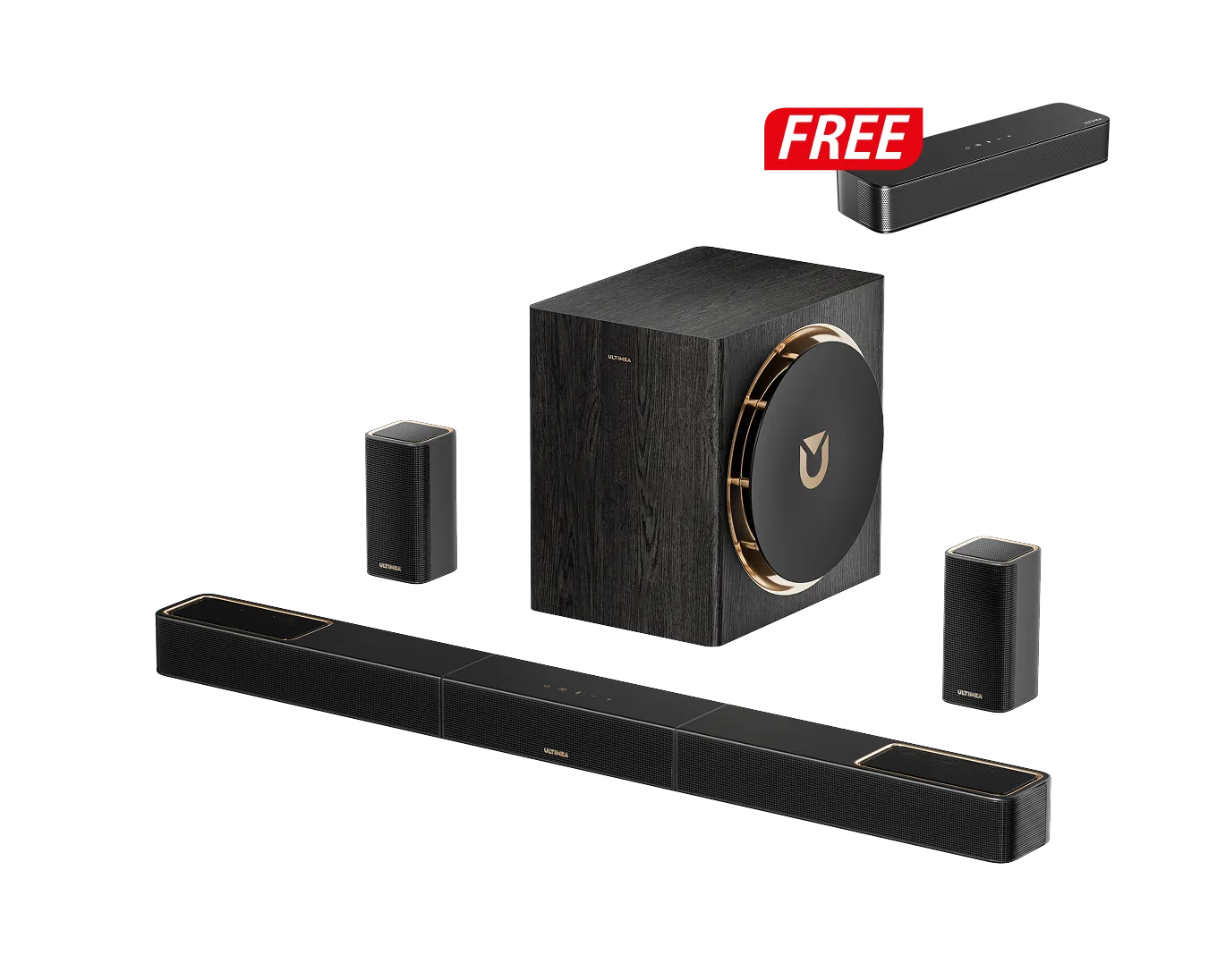 Skywave X50 5.1.4 Soundbar + Free Gift