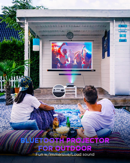 Bluetooth Projector for Outdoor