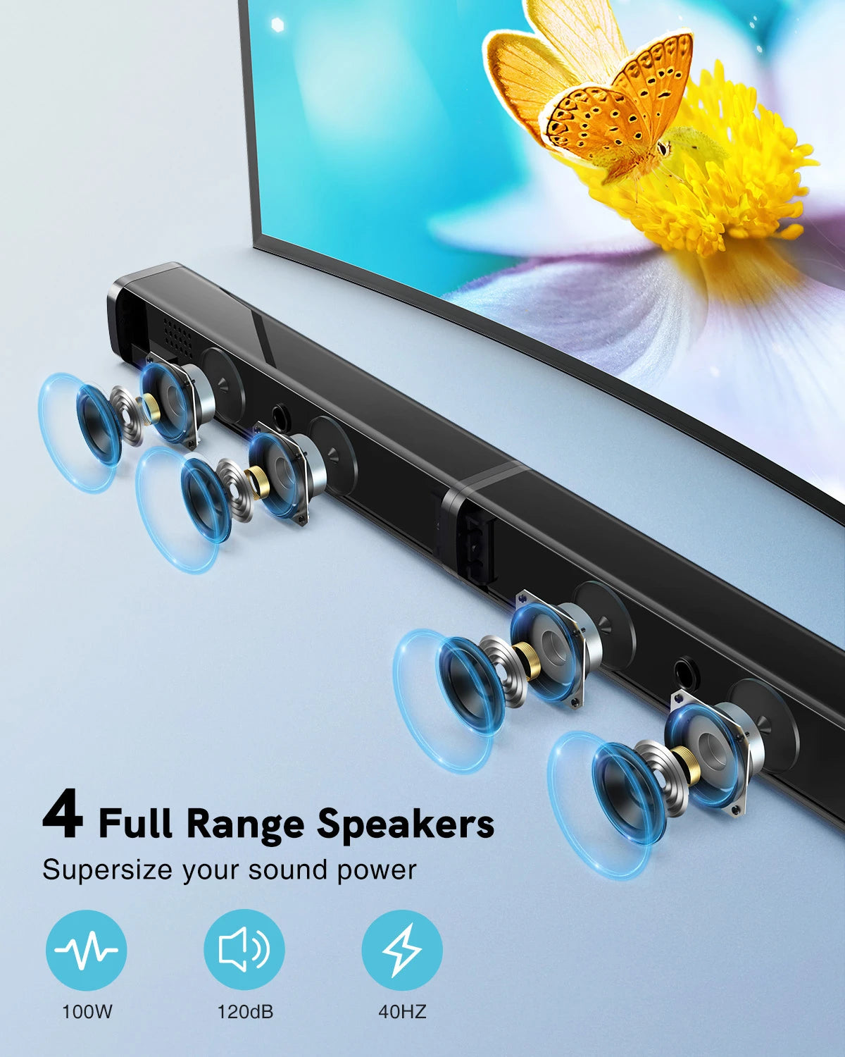 4 x Full-Range Speaker